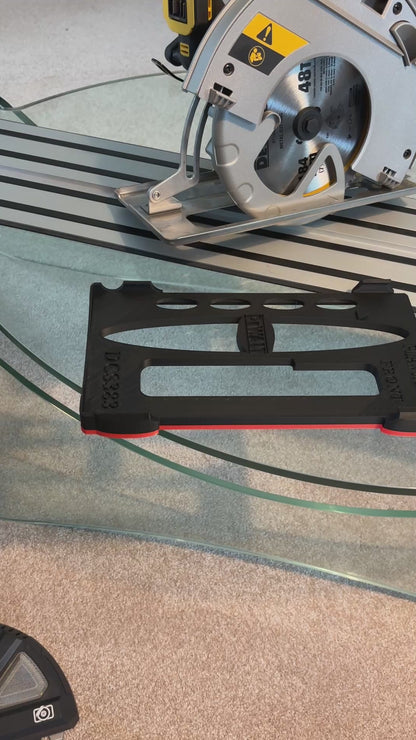 Dewalt DCS383 Metal Saw Adaptor base / Skid plate for Circular Saw to fit Dewalt Guide rail