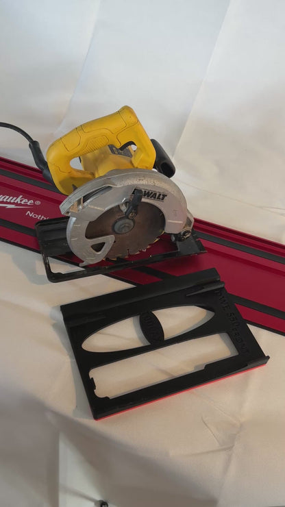 Dewalt DWE550 Adapter basis / Glijplaat voor cirkelzaag passend op Milwaukee geleiderail