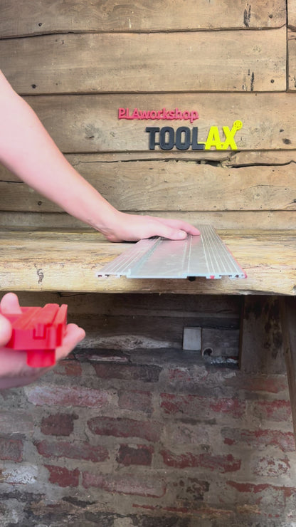 TOOLAX G-Clamp All-In-One + 45&90 Degree Angle Guide Rail Stop compatible with Mafell