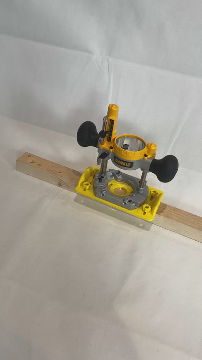 TOOLAX Adapter für Dewalt D2604 D26203 DCW604 Fräse Tauchbasis Adapter 262004 für Vorrichtung zum Herstellen von Zapfen / Schlitzzapfen / Nuten